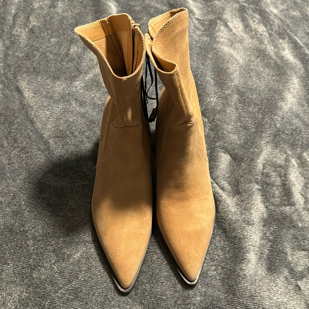 Express Tan Suede Boots